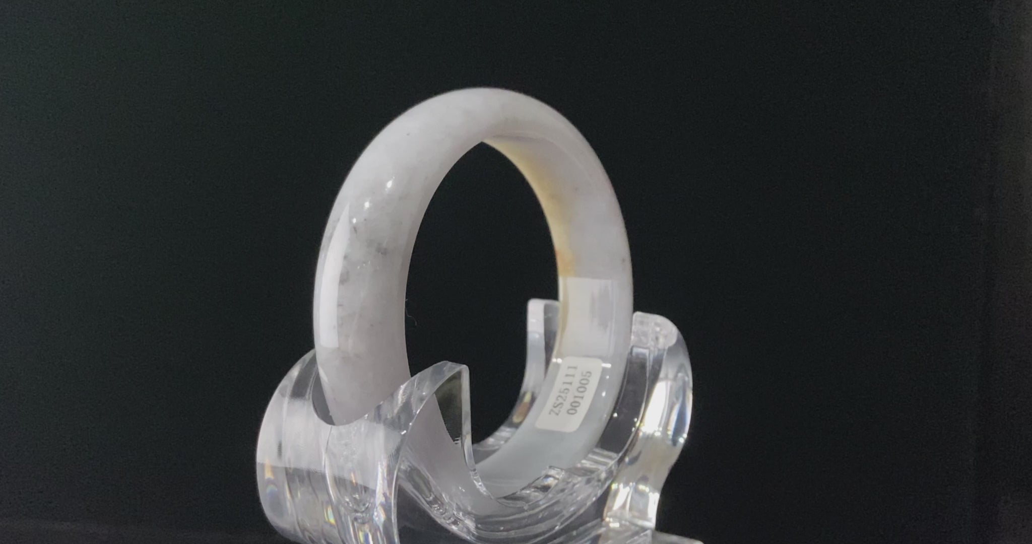A honey amber halo jadeite bangle.